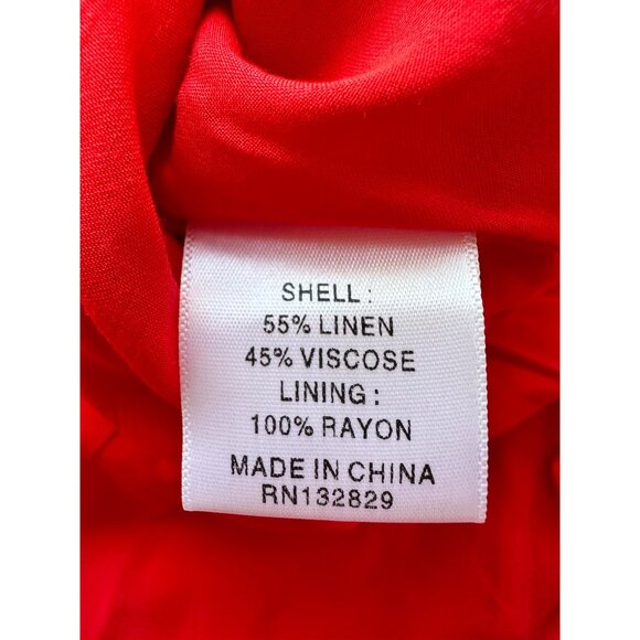 NWT Lovers and Friends Rosalie Mini Dress in Bright Red One-Shoulder Asy… - Picture 9 of 10